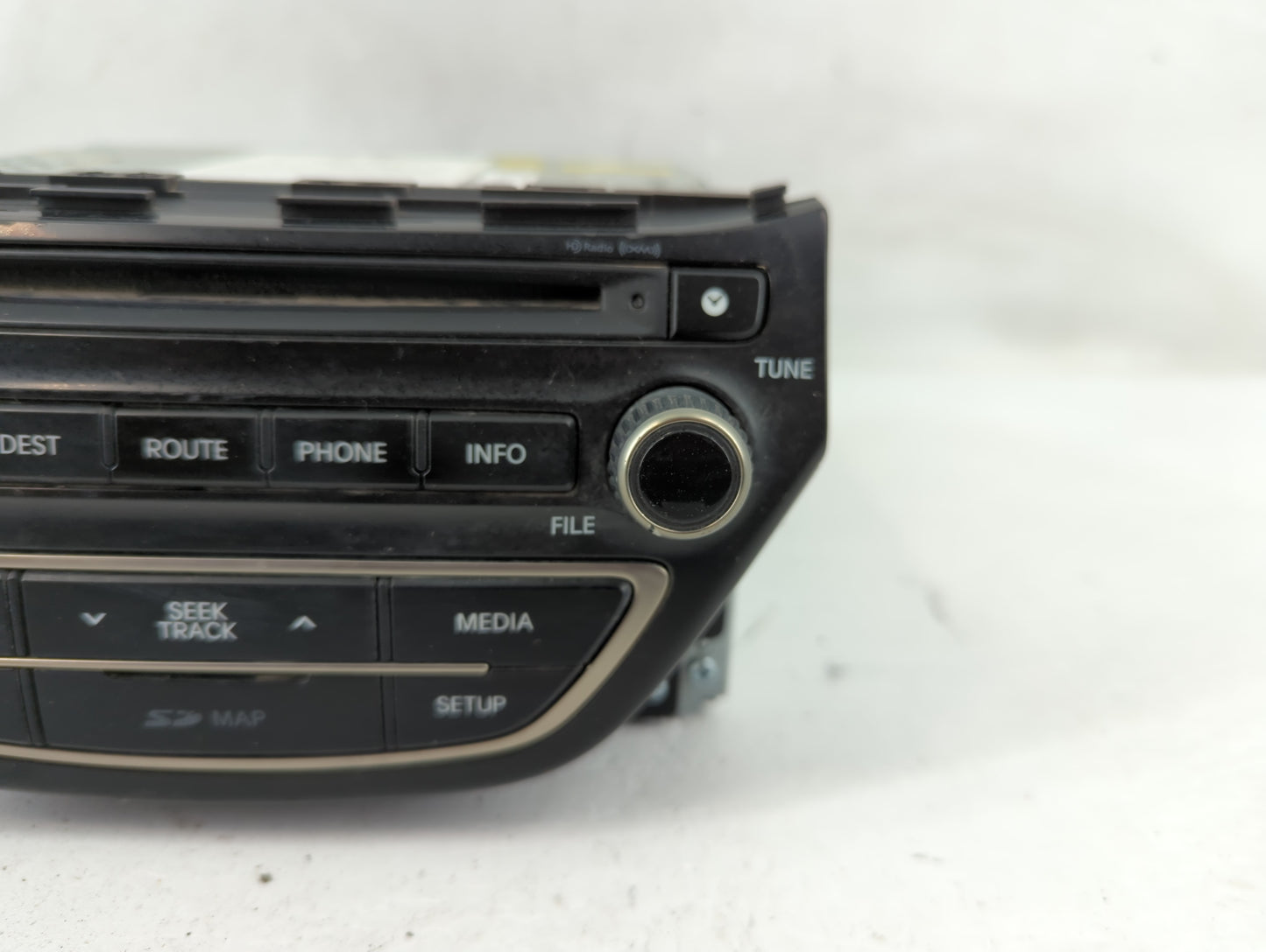 2014-2015 Hyundai Genesis Radio AM FM Cd Player Receiver Replacement P/N:96560-2M550YHG Fits Fits 2014 2015 OEM Used Auto Pa