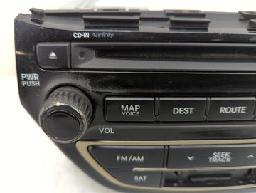 2013-2015 Hyundai Genesis Radio AM FM Cd Player Receiver Replacement Fits Fits 2013 2014 2015 OEM Used Auto Parts