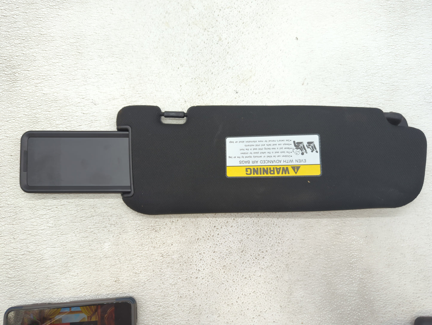 2009-2016 Hyundai Genesis Sun Visor Shade Replacement Driver Left Mirror Fits Fits 2009 2010 2011 2012 2013 2014 2015 2016 O
