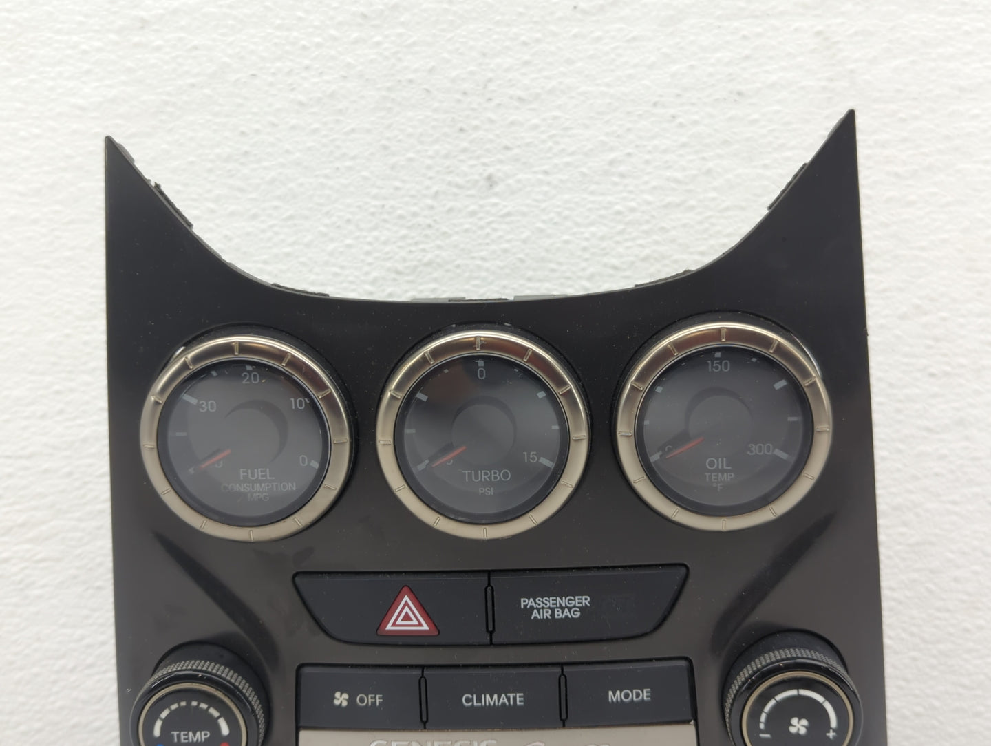 2013-2016 Hyundai Genesis Climate Control Module Temperature AC/Heater Replacement P/N:94300-2M850 94300-2M800 Fits OEM Used