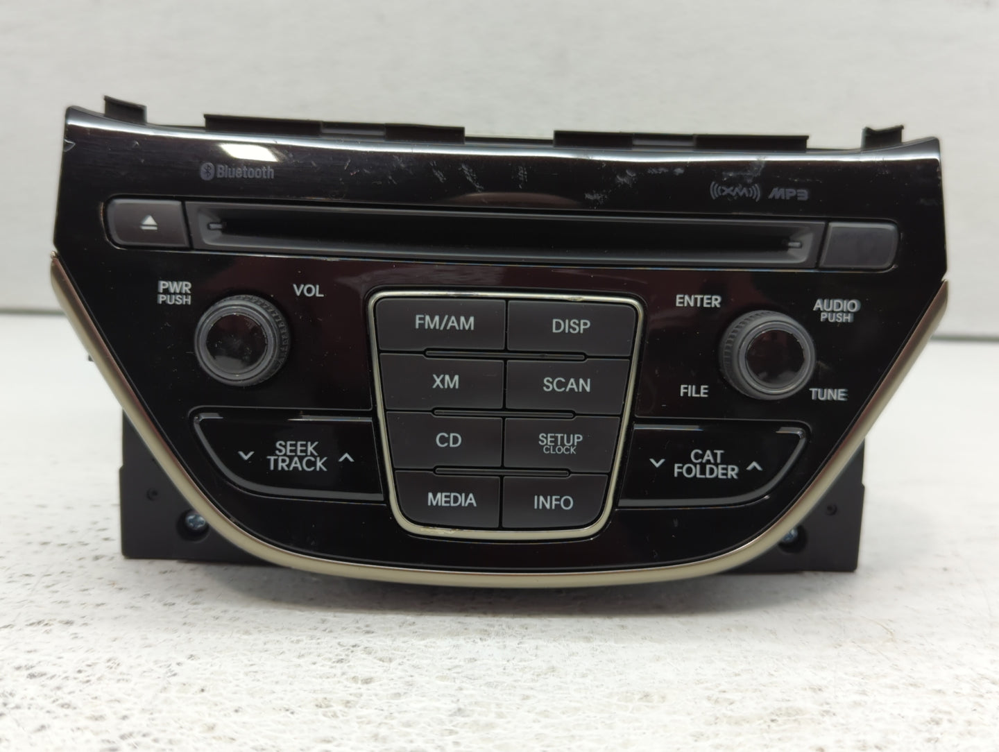 2014-2015 Hyundai Genesis Radio AM FM Cd Player Receiver Replacement P/N:96180-2M118YHG Fits Fits 2014 2015 OEM Used Auto Pa