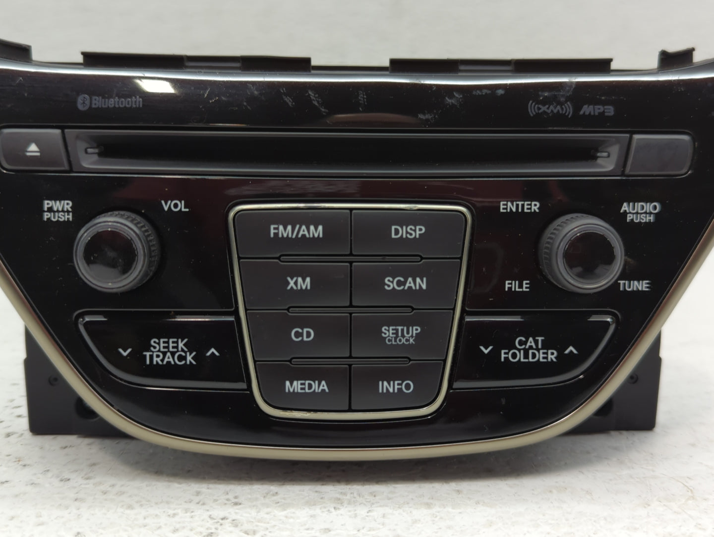 2014-2015 Hyundai Genesis Radio AM FM Cd Player Receiver Replacement P/N:96180-2M118YHG Fits Fits 2014 2015 OEM Used Auto Pa