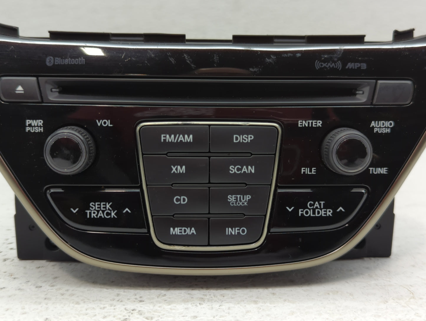 2014-2015 Hyundai Genesis Radio AM FM Cd Player Receiver Replacement P/N:96180-2M118YHG Fits Fits 2014 2015 OEM Used Auto Pa