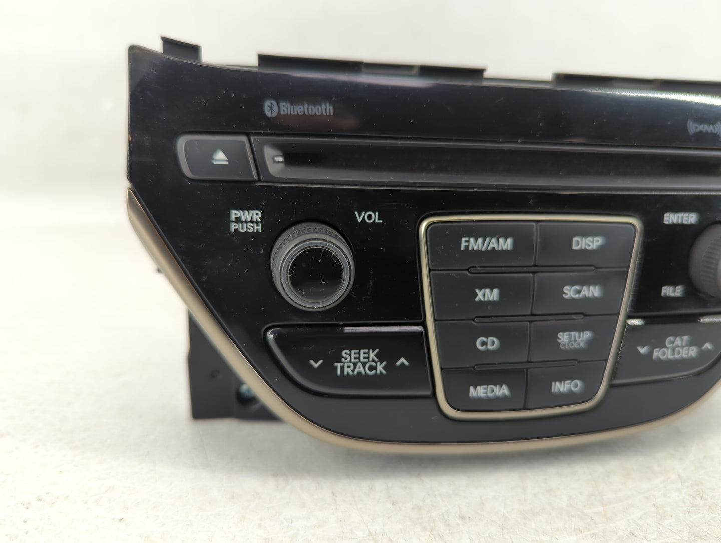 2014-2015 Hyundai Genesis Radio AM FM Cd Player Receiver Replacement P/N:96180-2M118YHG Fits Fits 2014 2015 OEM Used Auto Pa