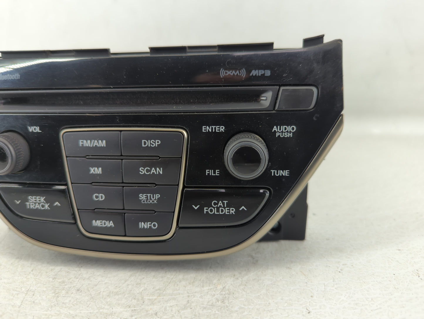2014-2015 Hyundai Genesis Radio AM FM Cd Player Receiver Replacement P/N:96180-2M118YHG Fits Fits 2014 2015 OEM Used Auto Pa