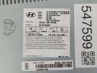 2014-2015 Hyundai Genesis Radio AM FM Cd Player Receiver Replacement P/N:96180-2M118YHG Fits Fits 2014 2015 OEM Used Auto Pa