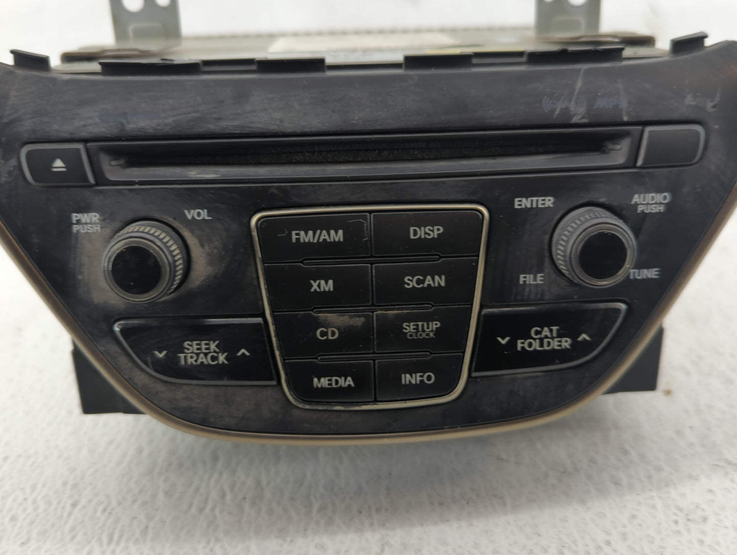 2014-2015 Hyundai Genesis Radio AM FM Cd Player Receiver Replacement P/N:96180-2M118YGH 96180-2M118YHG Fits Fits 2014 2015 O
