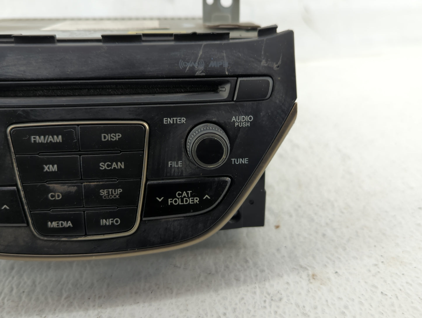 2014-2015 Hyundai Genesis Radio AM FM Cd Player Receiver Replacement P/N:96180-2M118YGH 96180-2M118YHG Fits Fits 2014 2015 O