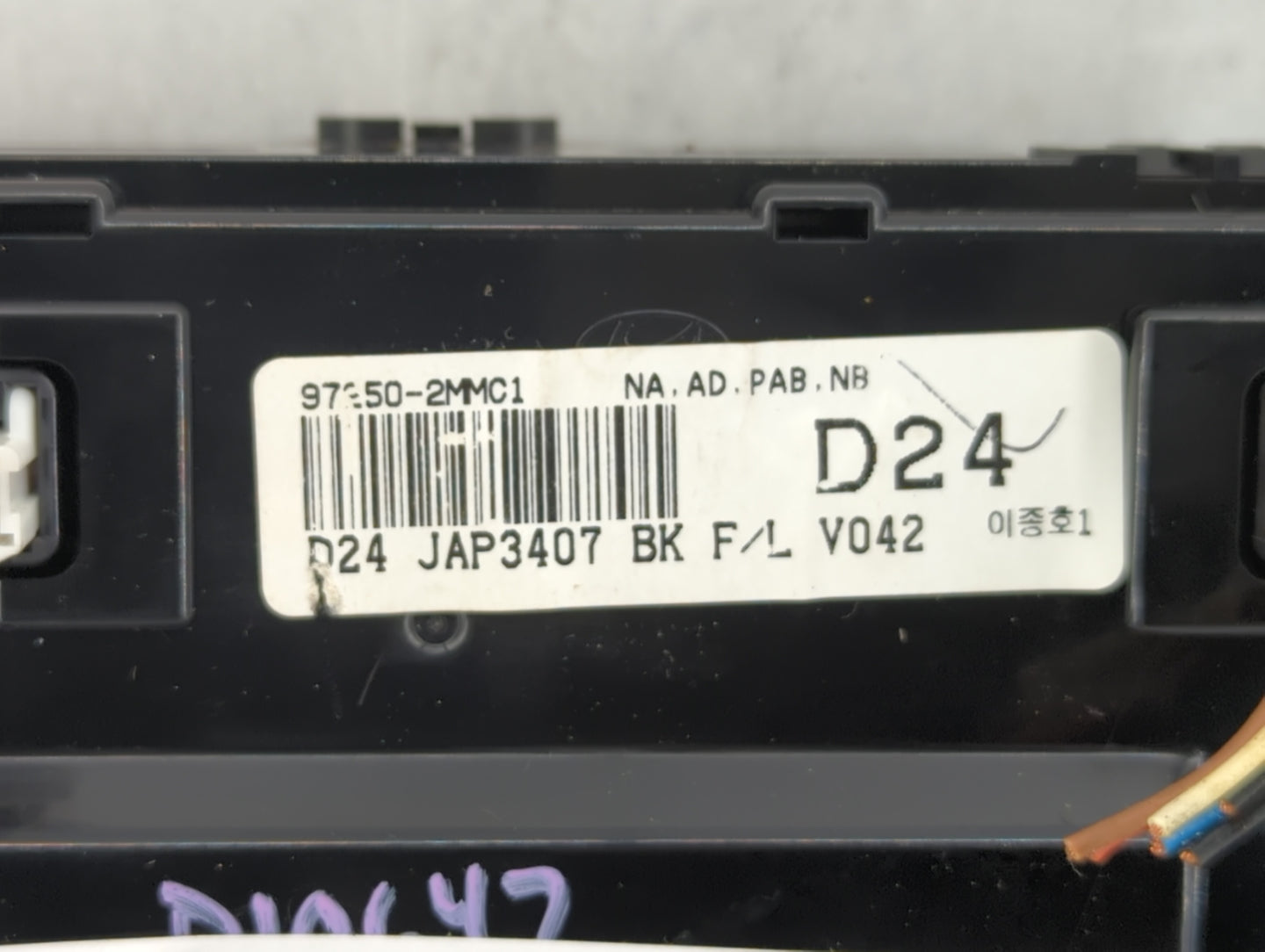 2013-2016 Hyundai Genesis Climate Control Module Temperature AC/Heater Replacement P/N:97250-2MMC1 Fits Fits 2013 2014 2015 