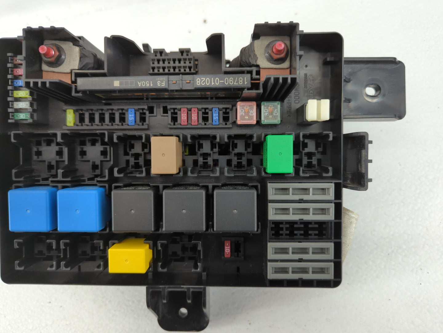 2013-2014 Hyundai Genesis Fusebox Fuse Box Panel Relay Module P/N:91950-2M000 Fits Fits 2013 2014 OEM Used Auto Parts - Oemu