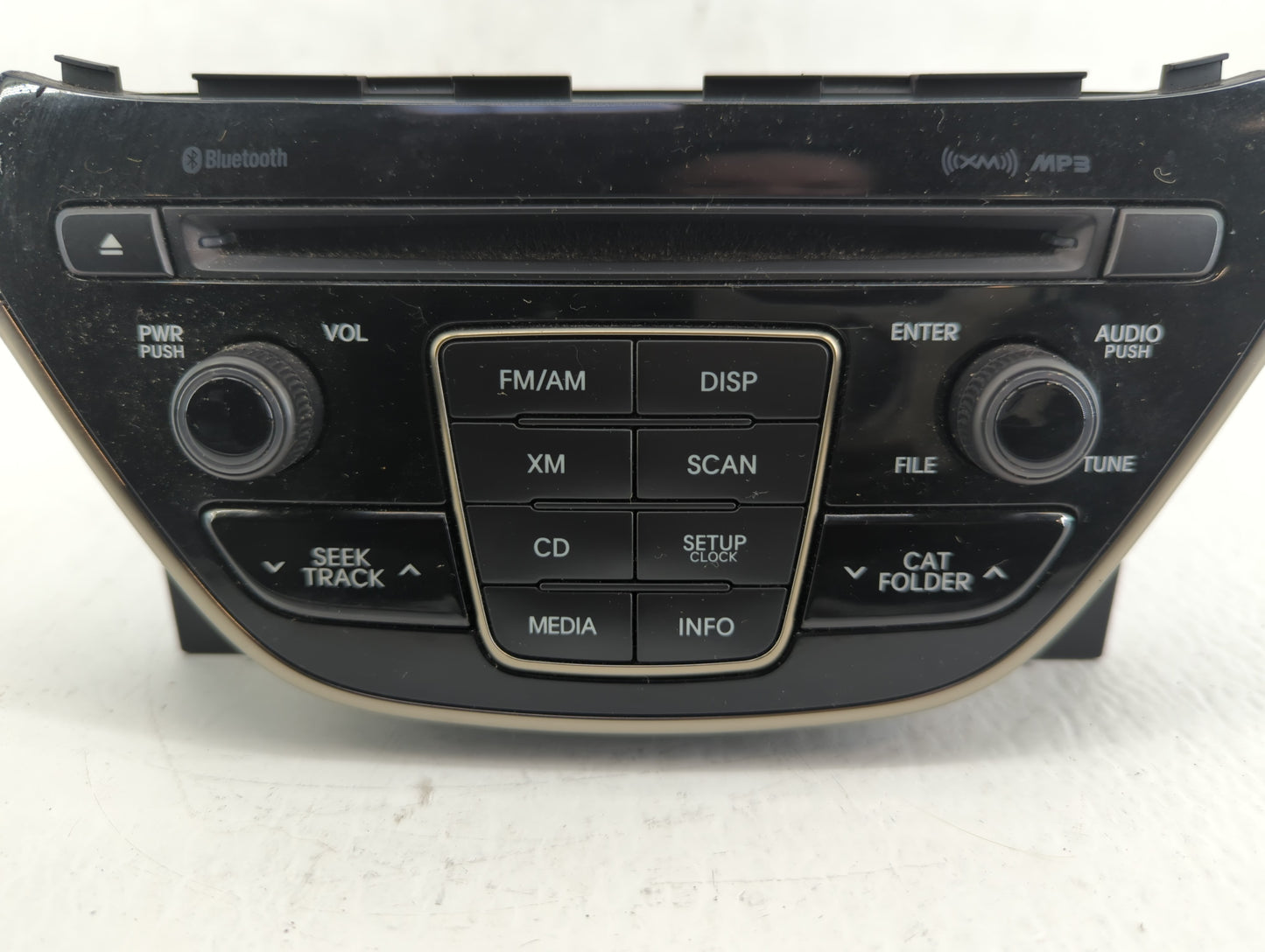 2014-2015 Hyundai Genesis Radio AM FM Cd Player Receiver Replacement P/N:96180-2M118YHG Fits Fits 2014 2015 OEM Used Auto Pa