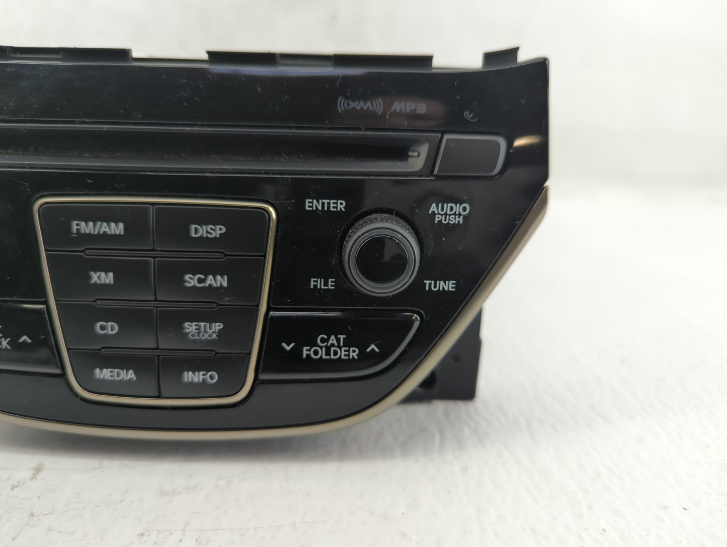 2014-2015 Hyundai Genesis Radio AM FM Cd Player Receiver Replacement P/N:96180-2M118YHG Fits Fits 2014 2015 OEM Used Auto Pa