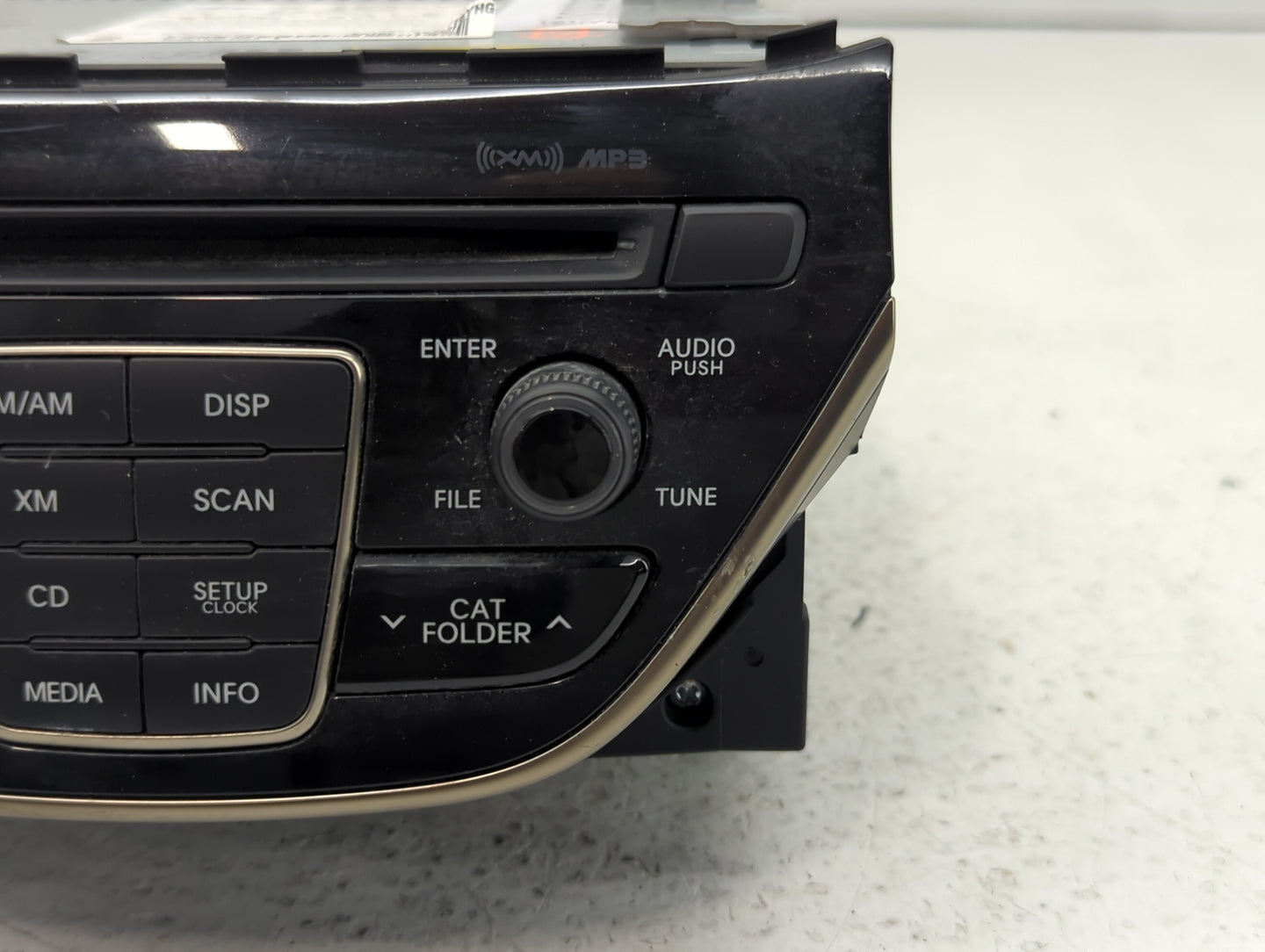2014-2015 Hyundai Genesis Radio AM FM Cd Player Receiver Replacement P/N:96180-2M118YHG Fits Fits 2014 2015 OEM Used Auto Pa