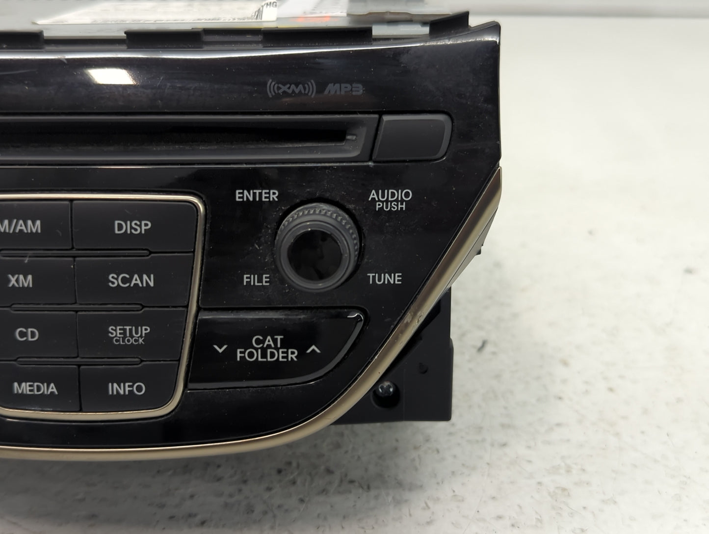 2014-2015 Hyundai Genesis Radio AM FM Cd Player Receiver Replacement P/N:96180-2M118YHG Fits Fits 2014 2015 OEM Used Auto Pa