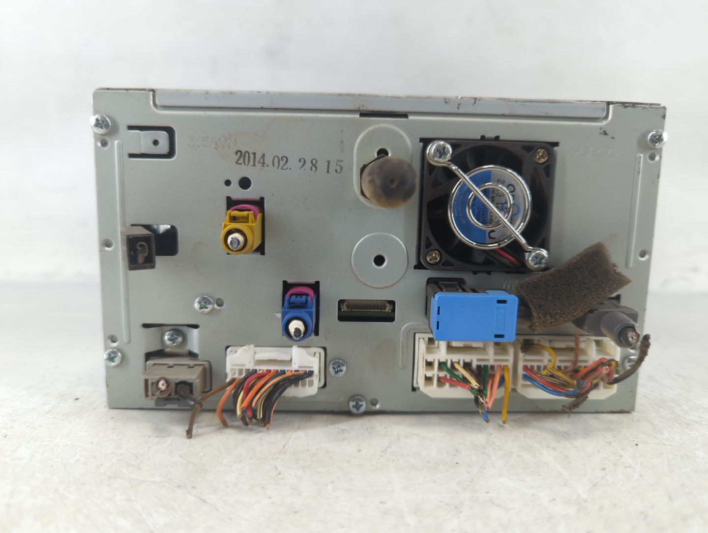 2014-2015 Hyundai Genesis Radio AM FM Cd Player Receiver Replacement P/N:96560-2M551YHG Fits Fits 2014 2015 OEM Used Auto Pa