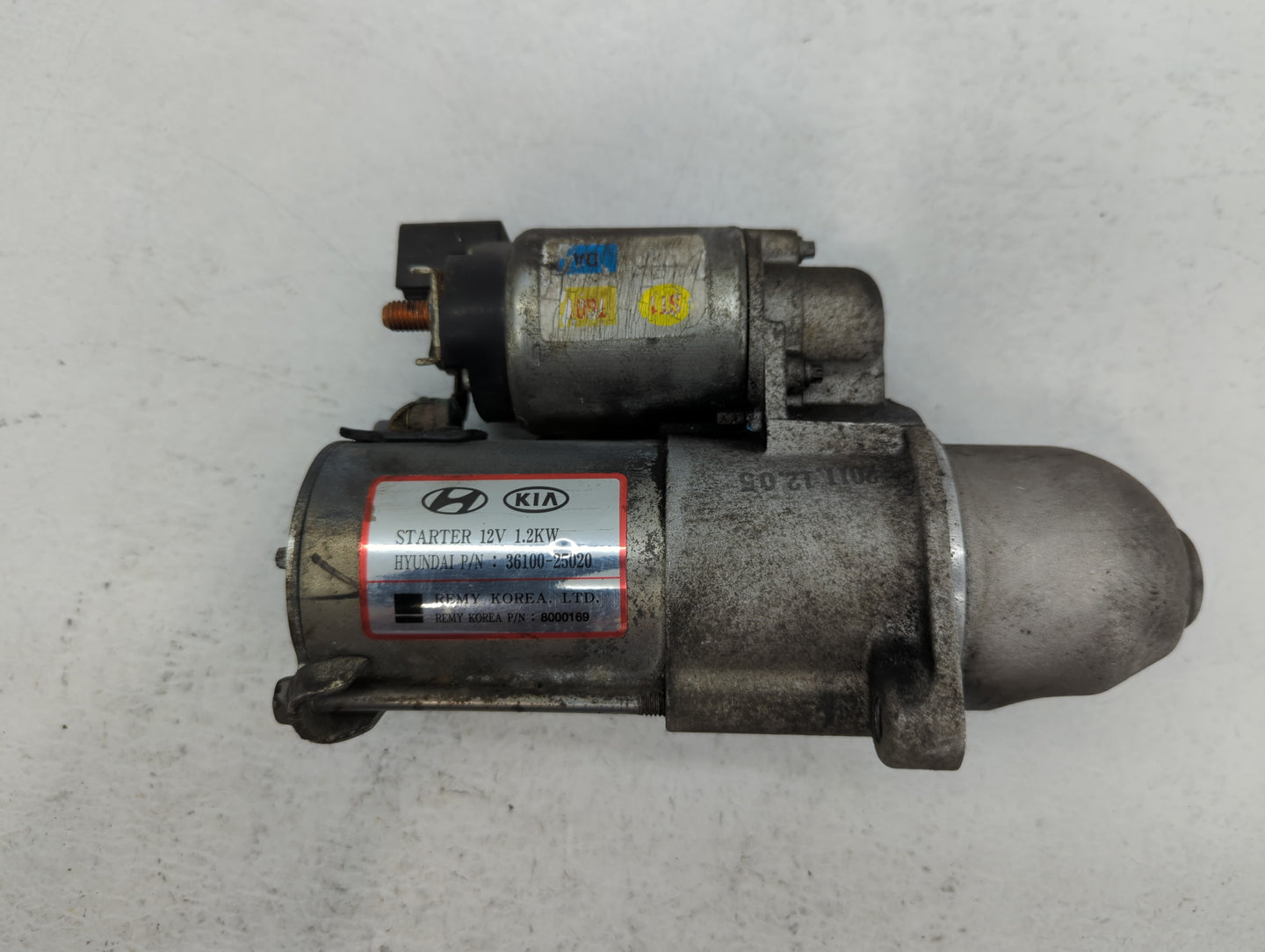 2013-2014 Hyundai Genesis Car Starter Motor Solenoid OEM P/N:8000169 36100-25020 Fits OEM Used Auto Parts - Oemusedautoparts