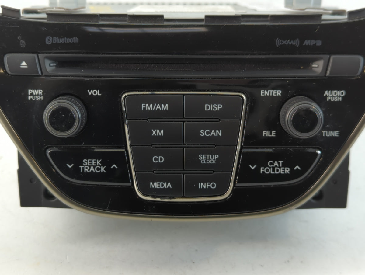 2014-2015 Hyundai Genesis Am Fm Cd Player Radio Receiver 751390 - Oemusedautoparts1.com