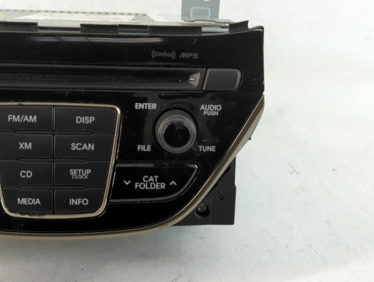 2014-2015 Hyundai Genesis Am Fm Cd Player Radio Receiver 751390 - Oemusedautoparts1.com
