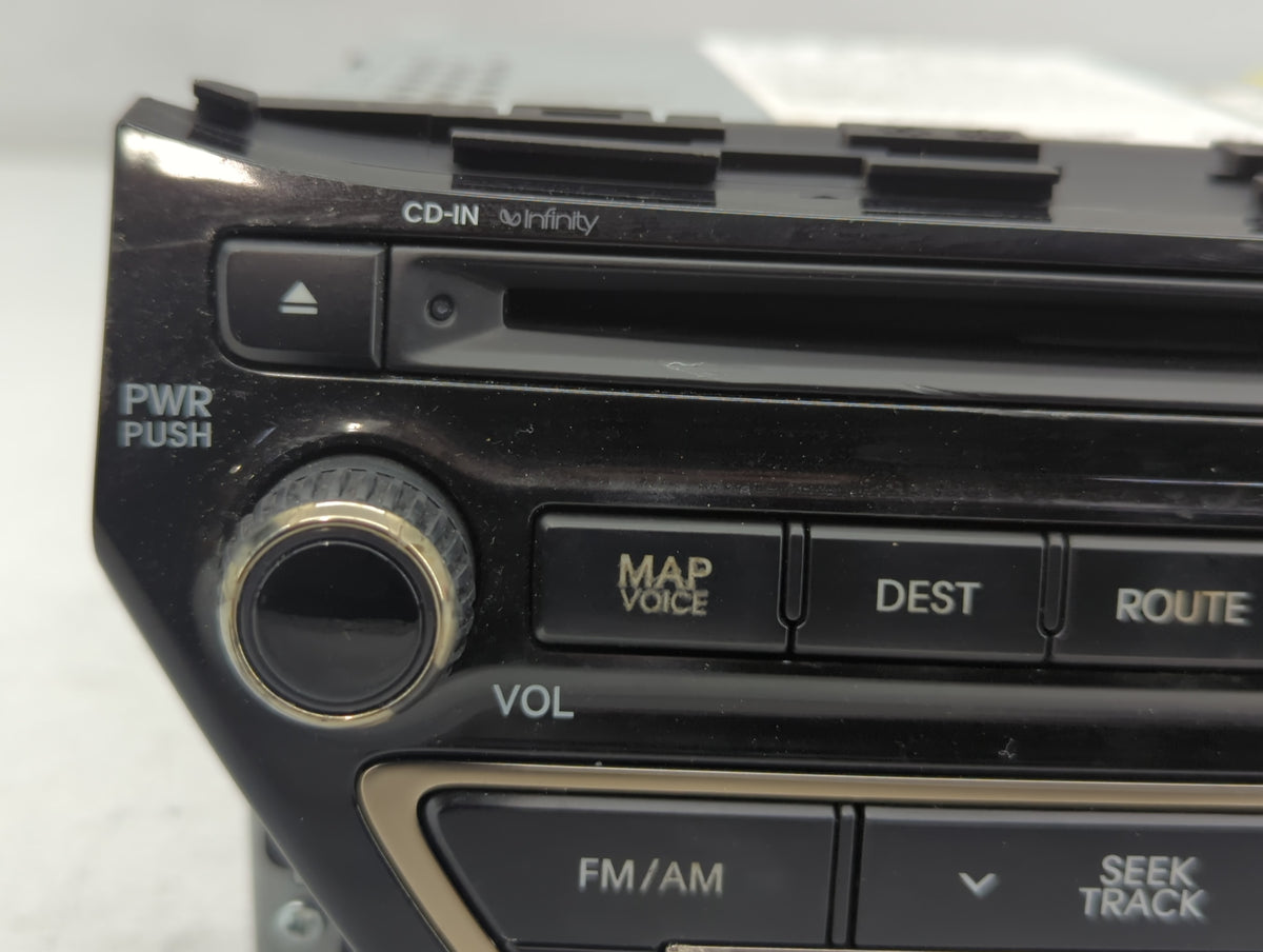 2013-2015 Hyundai Genesis Am Fm Cd Player Radio Receiver 771231 - Oemusedautoparts1.com
