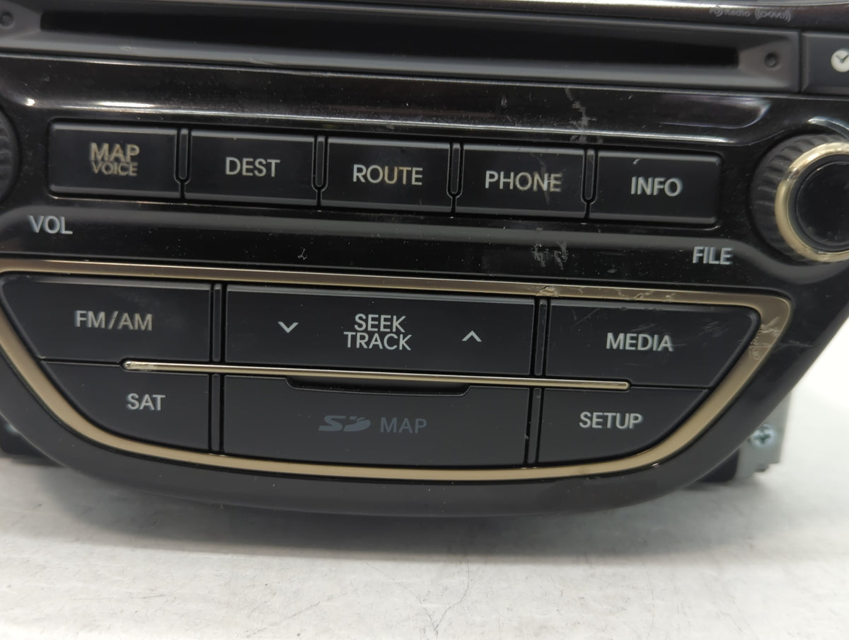 2013-2015 Hyundai Genesis Am Fm Cd Player Radio Receiver 771231 - Oemusedautoparts1.com