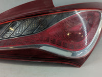 2012-2014 Hyundai Genesis Tail Light Assembly Driver Left OEM P/N:92402-2M5 Fits Fits 2012 2013 2014 OEM Used Auto Parts - O