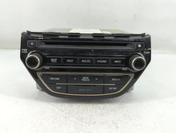 2014-2015 Hyundai Genesis Radio AM FM Cd Player Receiver Replacement P/N:96560-2M550YHG Fits 2014 2015 OEM Used Auto Parts -