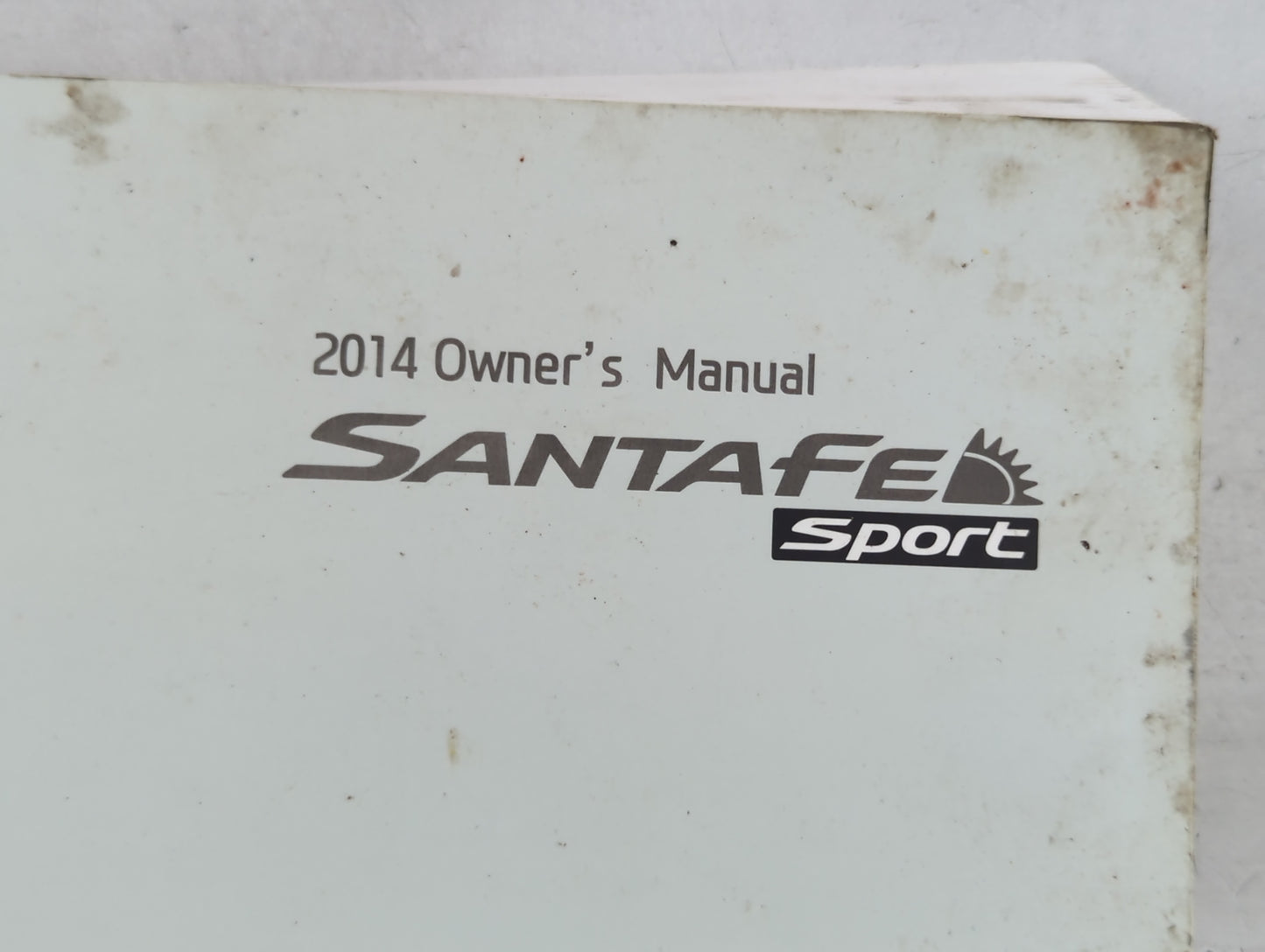 2014 Hyundai Santa Fe Owners Manual Book Guide P/N:A2W0-EU30C OEM Used Auto Parts - Oemusedautoparts1.com