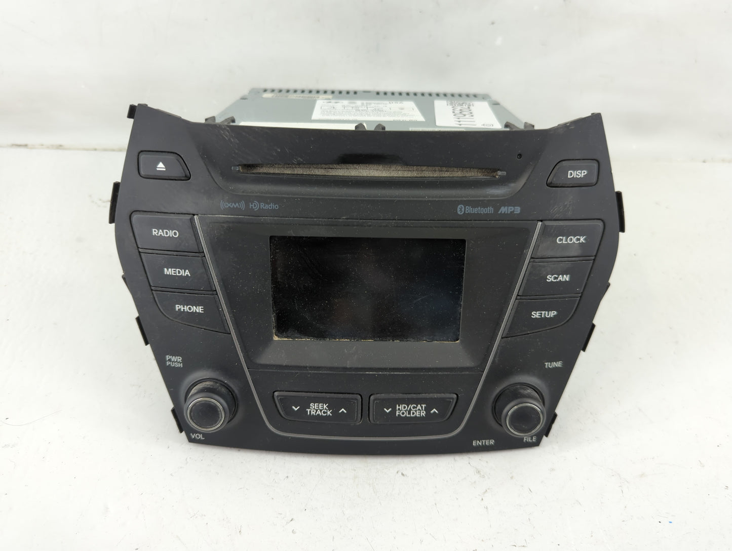 2013-2016 Hyundai Santa Fe Radio AM FM Cd Player Receiver Replacement P/N:96180-4Z1004X Fits Fits 2013 2014 2015 2016 OEM Us