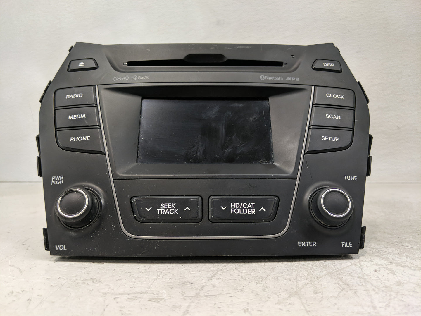 2013-2016 Hyundai Santa Fe Radio AM FM Cd Player Receiver Replacement P/N:96180-B89514X Fits Fits 2013 2014 2015 2016 OEM Us