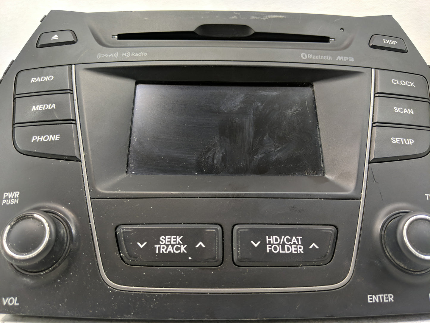 2013-2016 Hyundai Santa Fe Radio AM FM Cd Player Receiver Replacement P/N:96180-B89514X Fits Fits 2013 2014 2015 2016 OEM Us