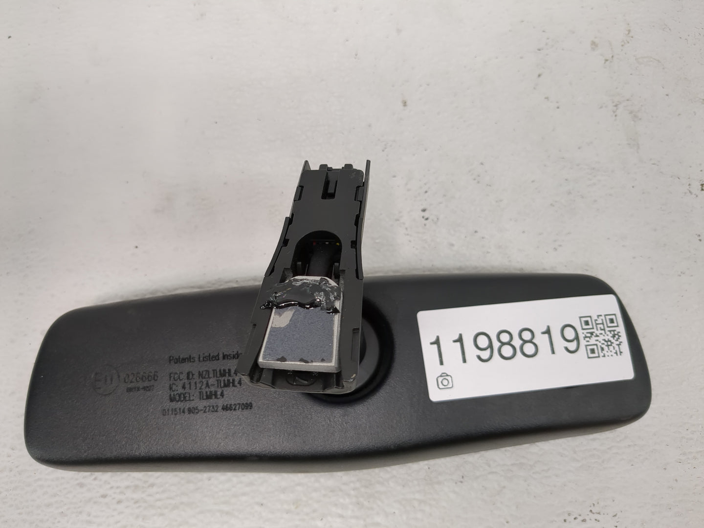 2014-2019 Hyundai Santa Fe Interior Rear View Mirror Replacement OEM P/N:E11026666 Fits Fits 2014 2015 2016 2017 2018 2019 O