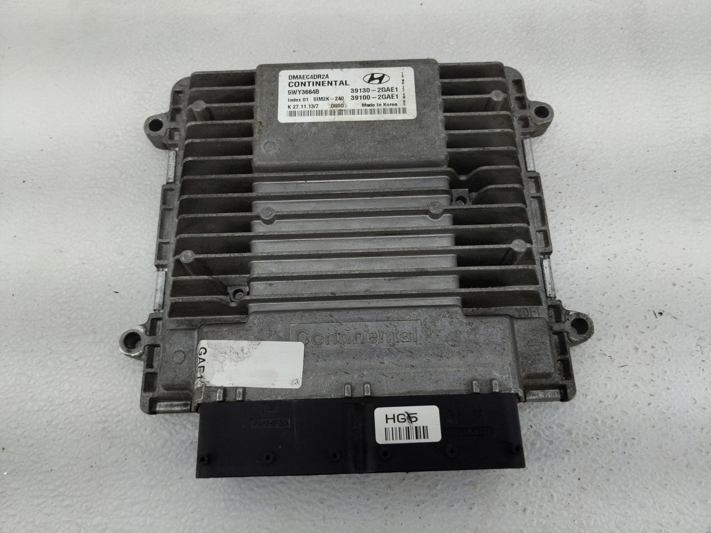 2014 Hyundai Santa Fe PCM Engine Control Computer ECU ECM PCU OEM P/N:39100-2GAE1 39130-2GAE1 Fits OEM Used Auto Parts - Oem