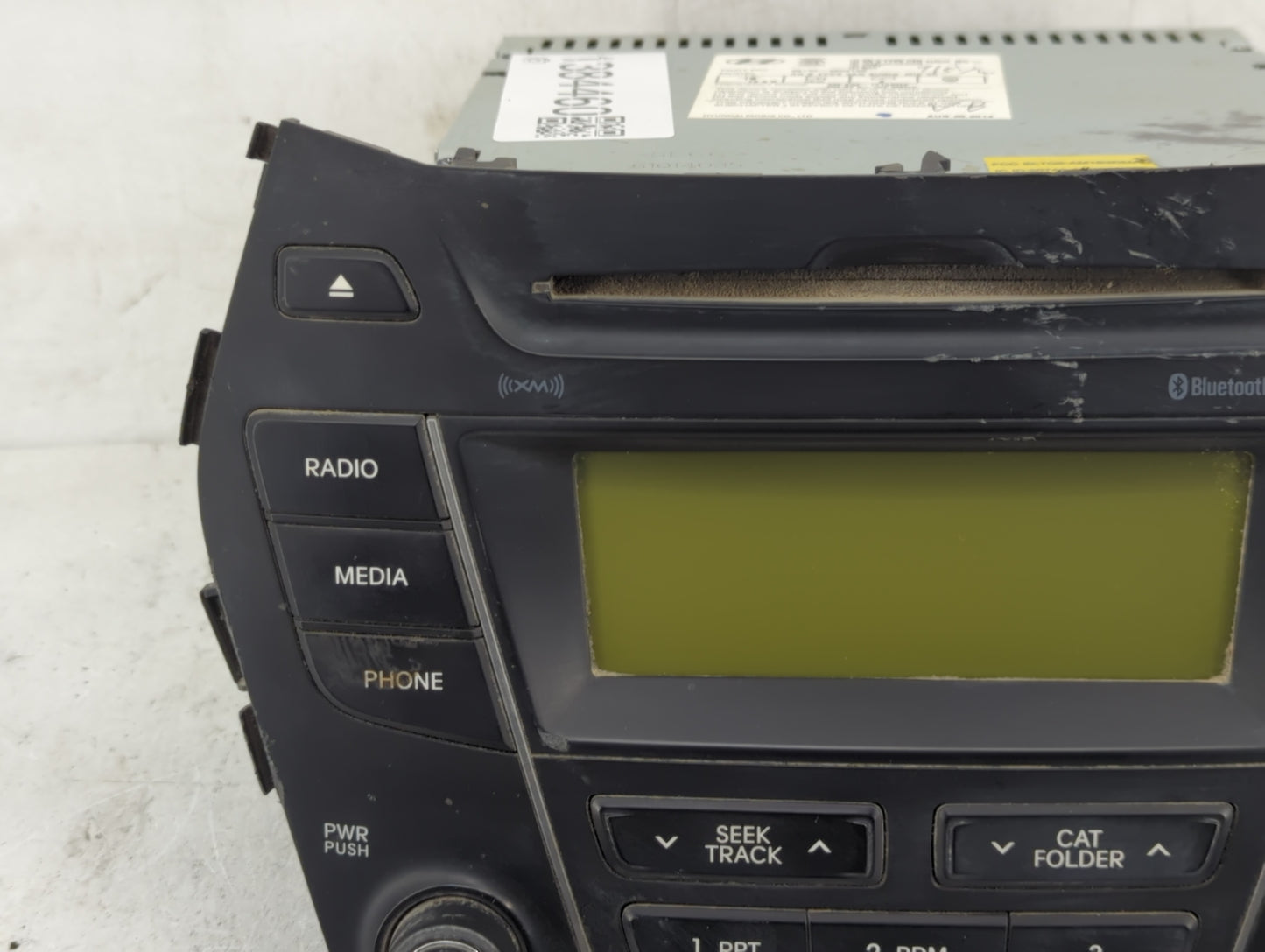 2013-2016 Hyundai Santa Fe Radio AM FM Cd Player Receiver Replacement P/N:96170-4Z0014X Fits Fits 2013 2014 2015 2016 OEM Us