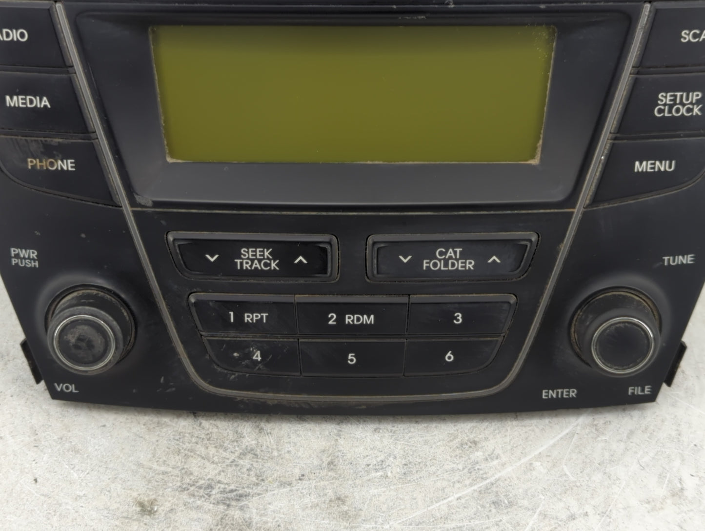 2013-2016 Hyundai Santa Fe Radio AM FM Cd Player Receiver Replacement P/N:96170-4Z0014X Fits Fits 2013 2014 2015 2016 OEM Us