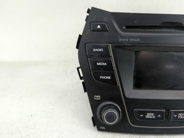 2013-2016 Hyundai Santa Fe Radio AM FM Cd Player Receiver Replacement P/N:96180-B89514X Fits Fits 2013 2014 2015 2016 OEM Used Auto Parts