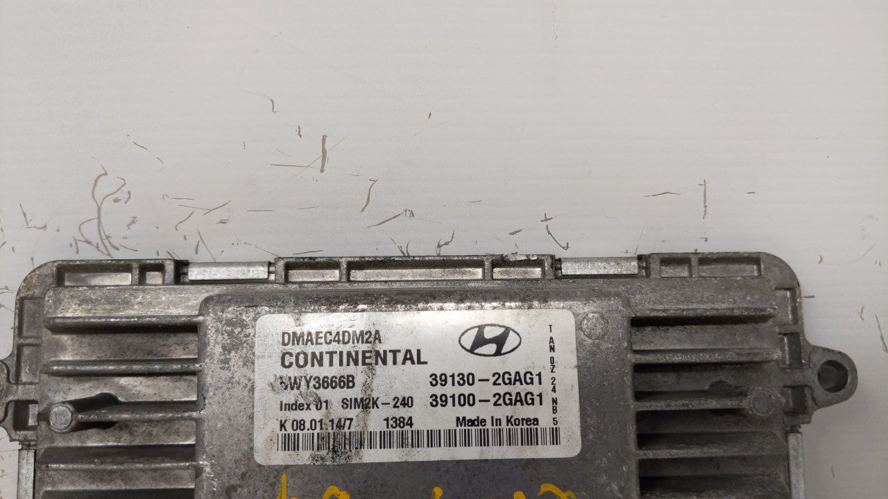 2014 Hyundai Santa Fe PCM Engine Control Computer ECU ECM PCU OEM P/N:39130-2GAG5 39130-2GAG1, 39100-2GAG1, 39130-2GAG2 Fits