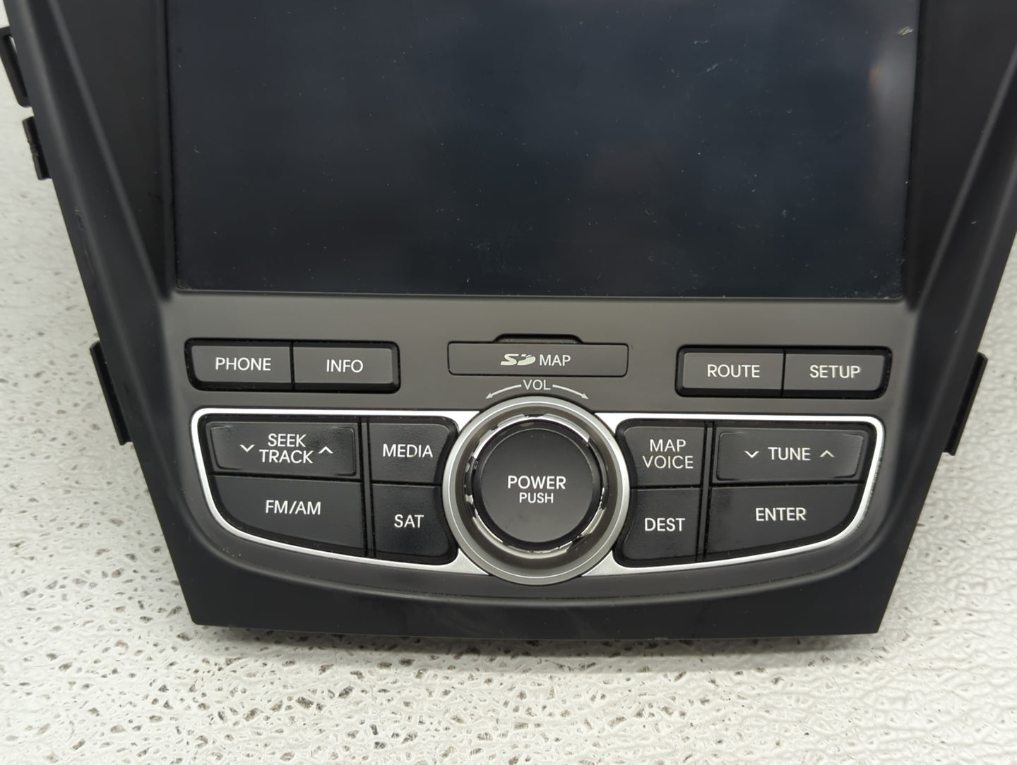 2014 Hyundai Santa Fe Radio AM FM Cd Player Receiver Replacement P/N:96560-4Z1124X Fits OEM Used Auto Parts - Oemusedautopar