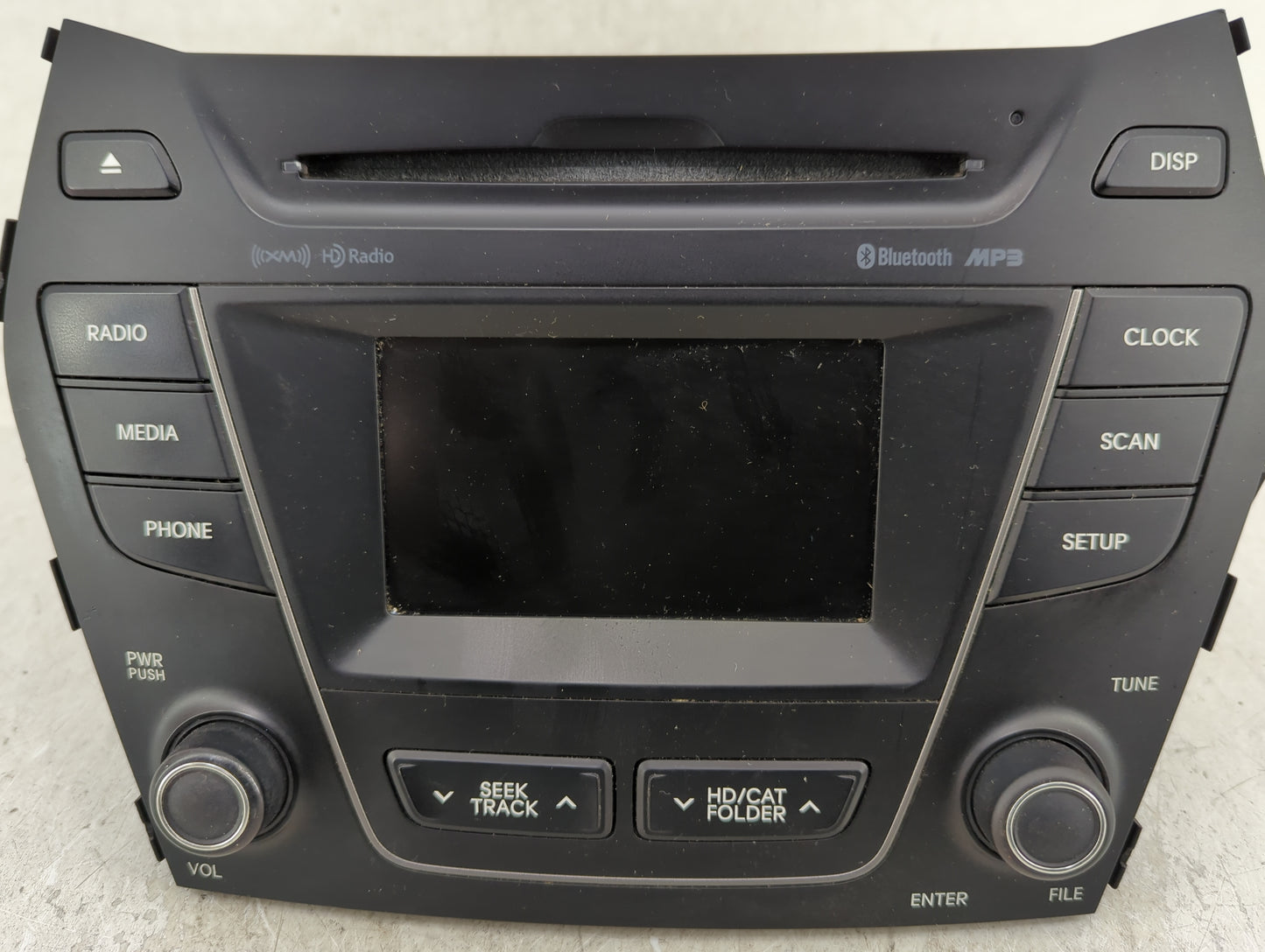 2013-2014 Hyundai Santa Fe Radio AM FM Cd Player Receiver Replacement P/N:96180-B89514X Fits Fits 2013 2014 OEM Used Auto Pa