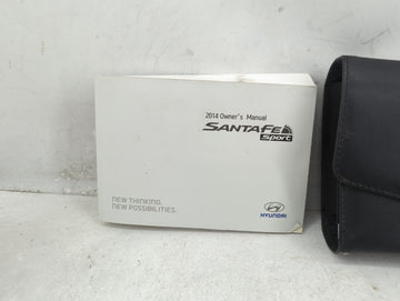2014 Hyundai Santa Fe Owners Manual Book Guide P/N:A2W0-EU447 OEM Used Auto Parts