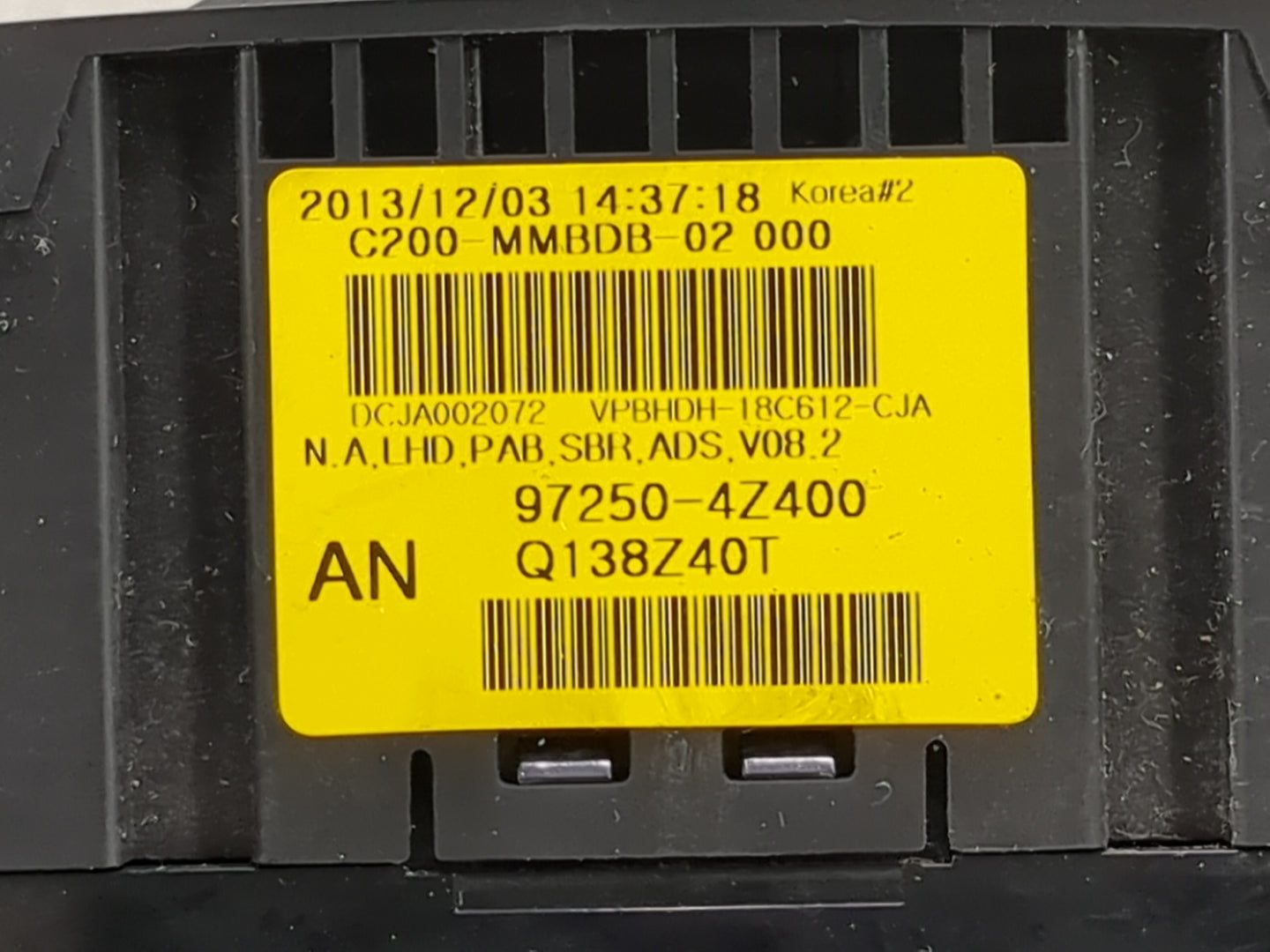 2013-2016 Hyundai Santa Fe Climate Control Module Temperature AC/Heater Replacement P/N:97250-4Z400 Fits Fits 2013 2014 2015