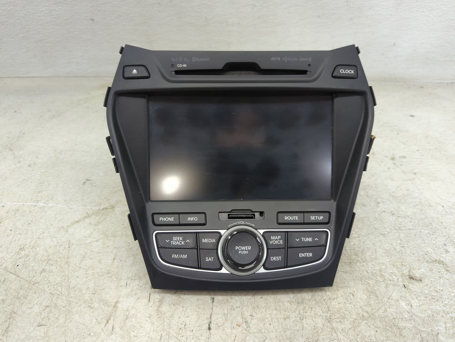 2013-2016 Hyundai Santa Fe Radio AM FM Cd Player Receiver Replacement P/N:96560-B81134X AV240DPAN Fits Fits 2013 2014 2015 2