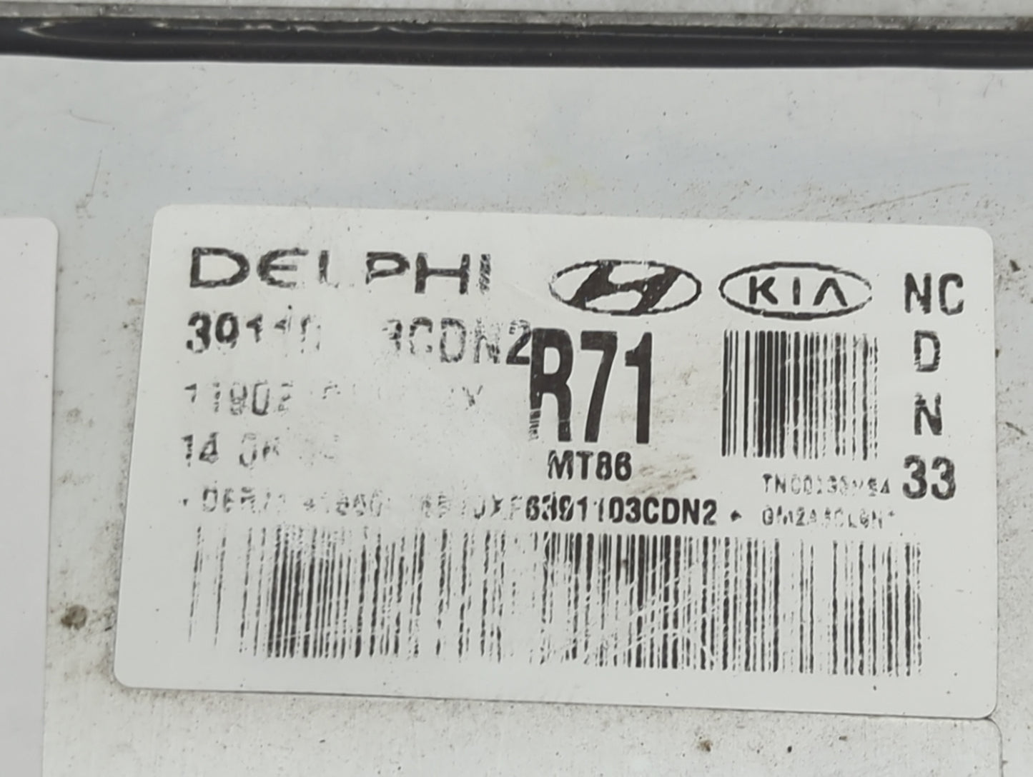 2013-2016 Hyundai Santa Fe PCM Engine Control Computer ECU ECM PCU OEM P/N:39110-3CDN2 28166220 Fits Fits 2013 2014 2015 201