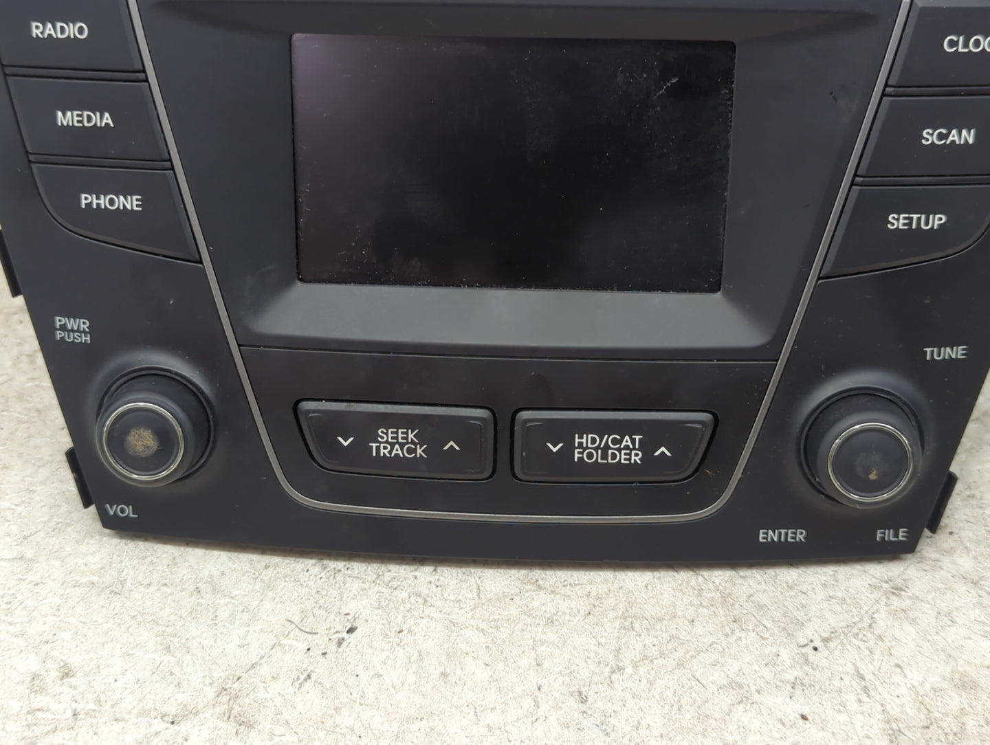 2013-2014 Hyundai Santa Fe Radio AM FM Cd Player Receiver Replacement P/N:961804Z1014X AM943DMAN_4X,PA30B Fits Fits 2013 201
