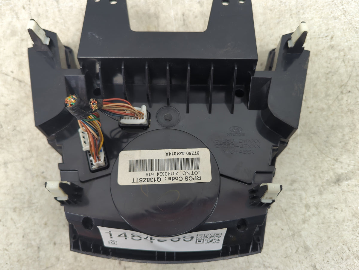 2013-2016 Hyundai Santa Fe Climate Control Module Temperature AC/Heater Replacement P/N:97250-4Z401 Q138ZSTT Fits OEM Used A