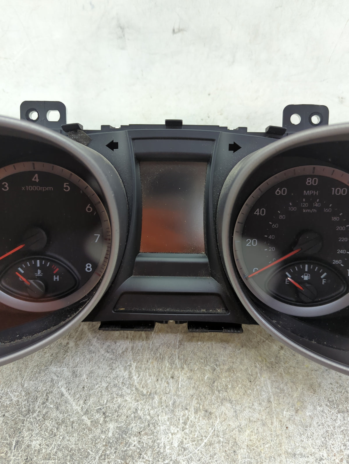 2013-2014 Hyundai Santa Fe Instrument Cluster Speedometer Gauges P/N:94001-B8041 11002-503510H Miles: Fits Fits 2013 2014 OE