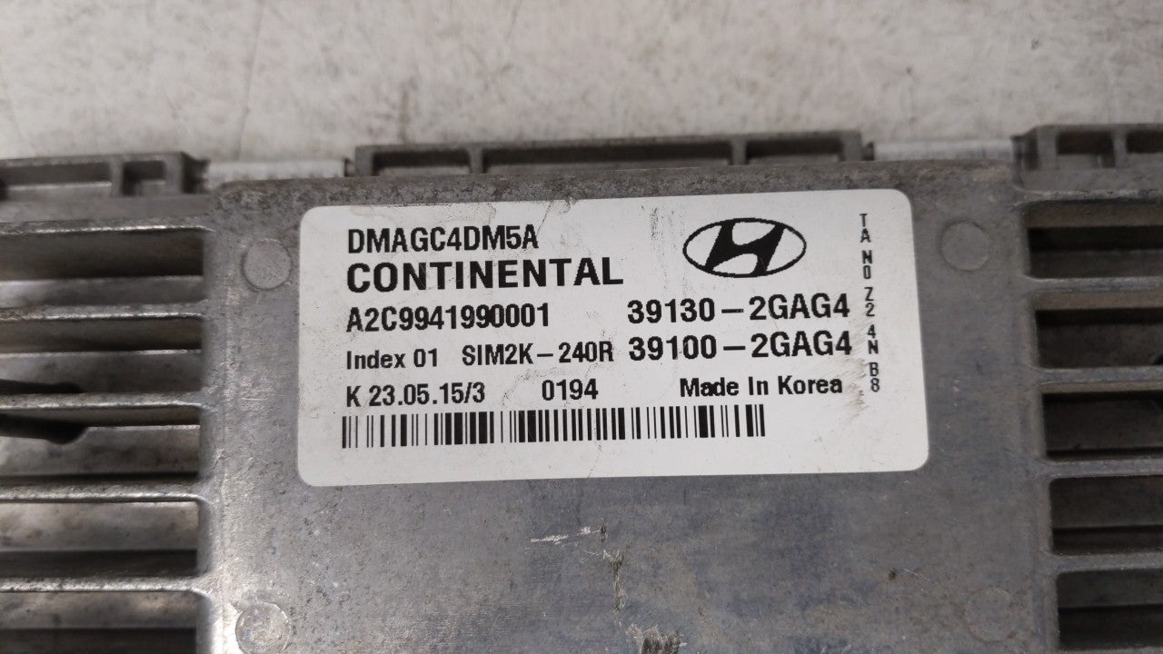 2014 Hyundai Santa Fe PCM Engine Control Computer ECU ECM PCU OEM P/N:39130-2GAG5 39130-2GAG1, 39100-2GAG1, 39130-2GAG2 Fits