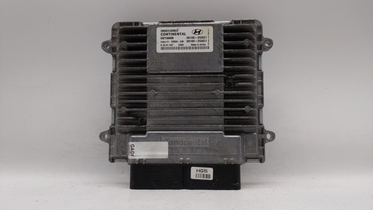 2014 Hyundai Santa Fe PCM Engine Control Computer ECU ECM PCU OEM P/N:39130-2GAG5 39130-2GAG1, 39100-2GAG1, 39130-2GAG2 Fits