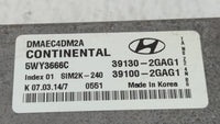 2014 Hyundai Santa Fe PCM Engine Control Computer ECU ECM PCU OEM P/N:39130-2GAG5 39130-2GAG1, 39100-2GAG1, 39130-2GAG2 Fits