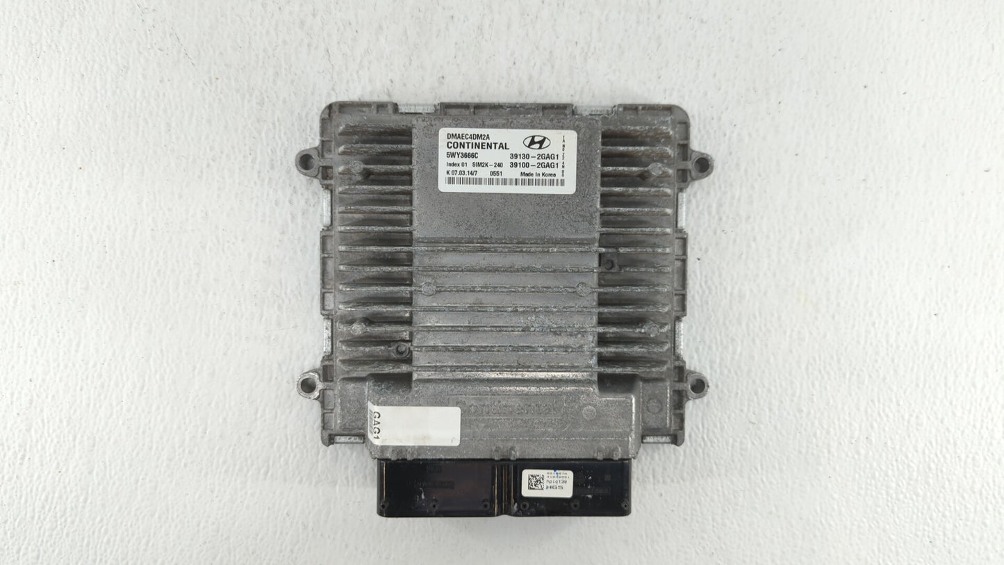 2014 Hyundai Santa Fe PCM Engine Control Computer ECU ECM PCU OEM P/N:39130-2GAG5 39130-2GAG1, 39100-2GAG1, 39130-2GAG2 Fits