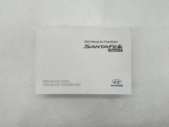 compare product 2014 Hyundai Santa Fe Owners Manual Book Guide OEM Used Auto Parts